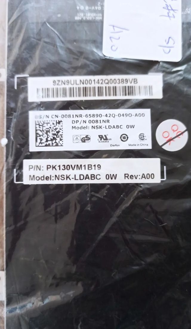 Teclados Dell E7240 E7440 nuevos en inglés