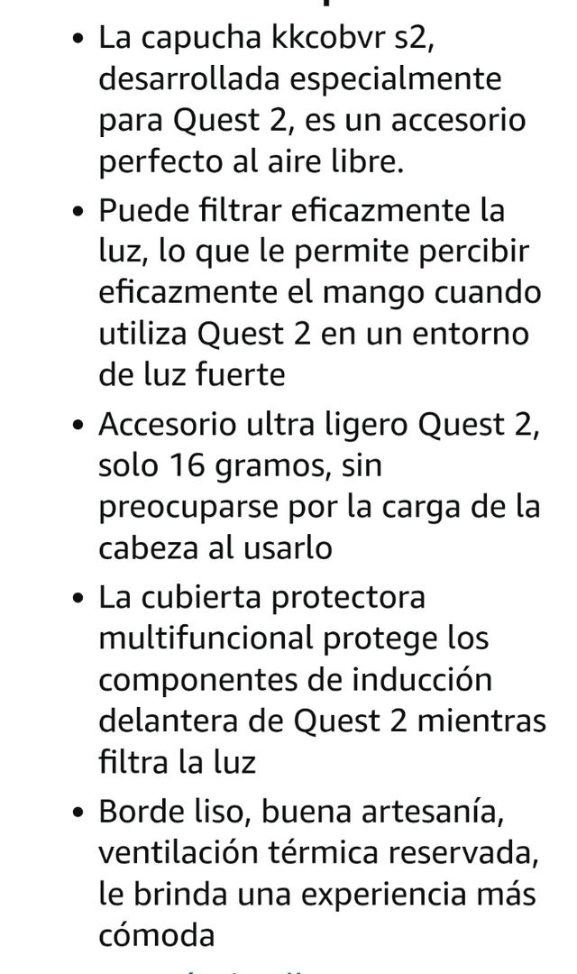 Estuche protector carcasa S2VR Meta/Que2