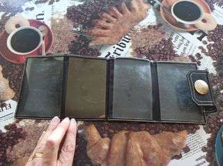 Monedero Negro Clásico Mujer