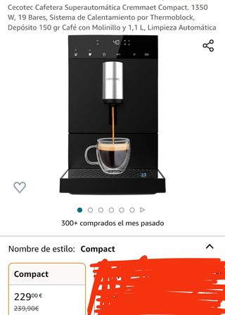 Cafetera cecotec