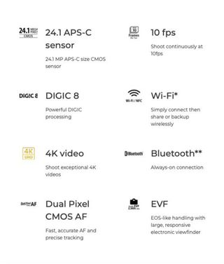 Cámara Canon M50 + Estuche