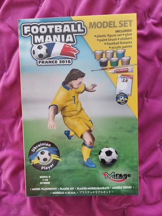 Kit plástico futebolista ucraniano cx2