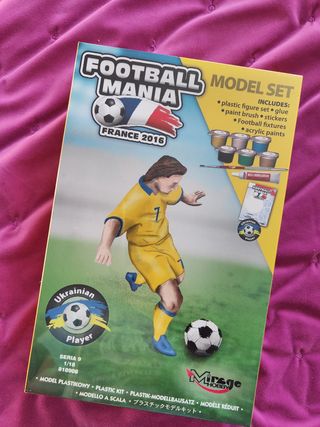 Kit plástico futebolista ucraniano cx5