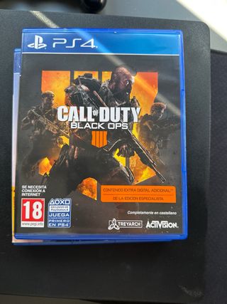 play 4 con juegos y mando 