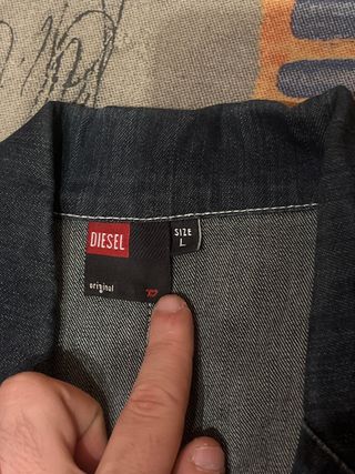 DIESEL, chaqueta vaquera vintage.