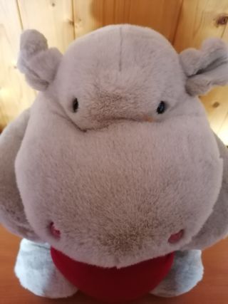 HIPOPOTAMO enamorado peluche