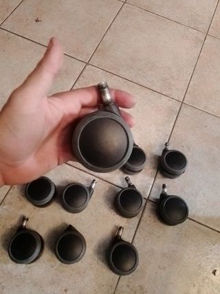 11 RUEDAS GIRATORIAS SILLA 6€ (TODAS)