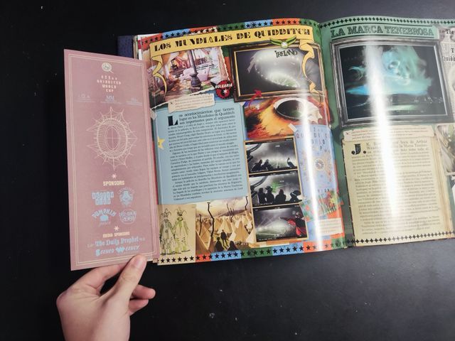 LIVRO ILUSTRATIVO SOBRE O MUNDO DE HARRY POTTER