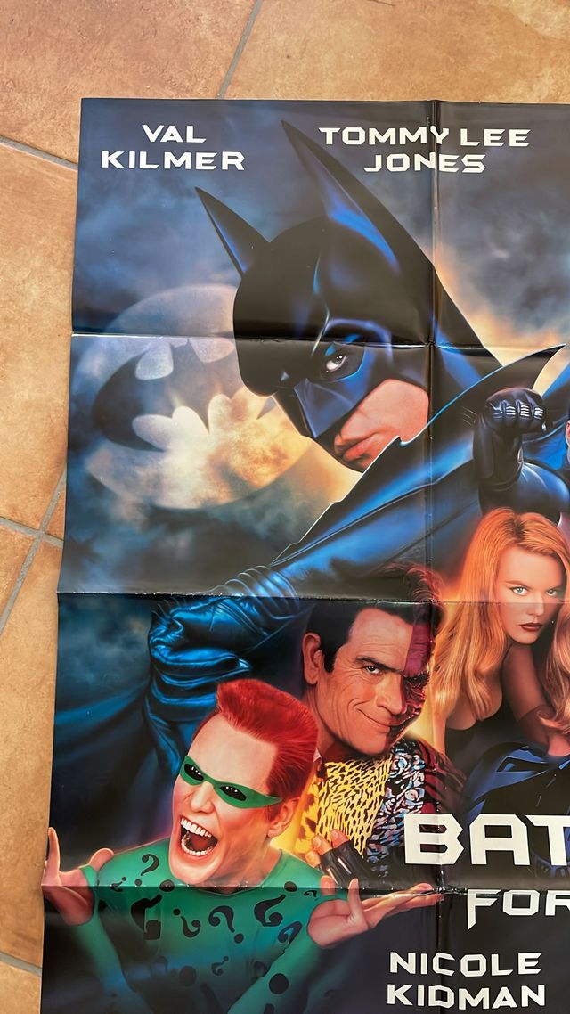 BATMAN FOREVER CARTEL CINE ORIGINAL