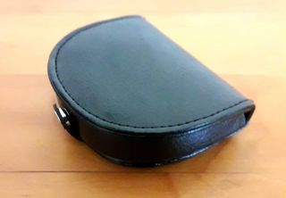 Portamonete unisex ecopelle nero