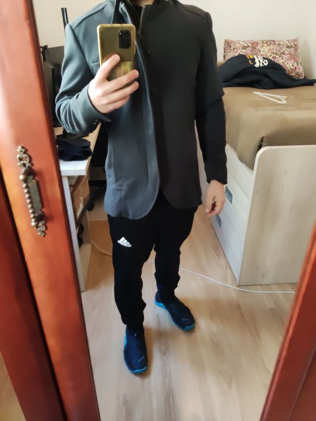 Chaqueta vestir entallada hombre talla S