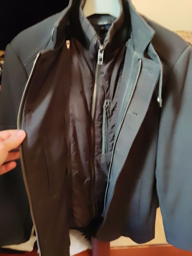 Chaqueta vestir entallada hombre talla S