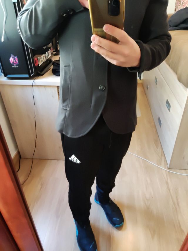 Chaqueta vestir entallada hombre talla S