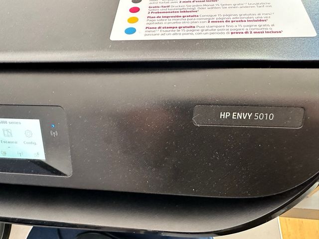 impresora HP Envy 5010