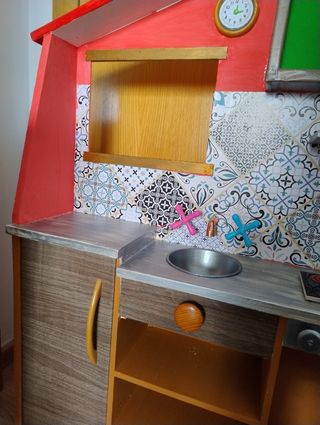 🎁 Cocina de juguete, en madera. Regalo Reyes