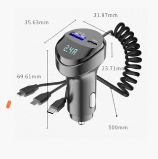 Cargador de movil para coche.