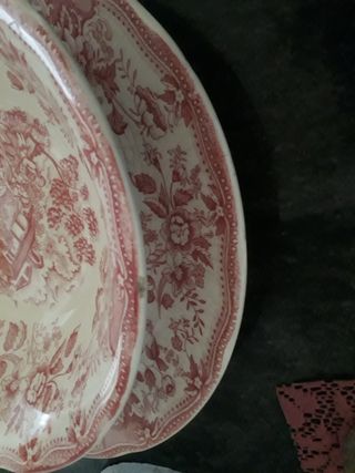 2 pzs grandes IRONSTONE vintage fuente honda/plana