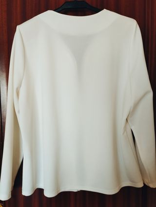 Chaqueta blanca elegante Talla XL 