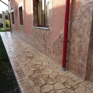 Hormigón impreso y matiennimento