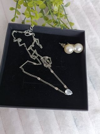 Lote colgante, pendientes y pulsera