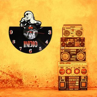 Reloj de Disco de Vinilo Indio Solari