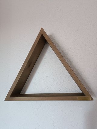 Estantería triángulo madera nueva sin estrenar
