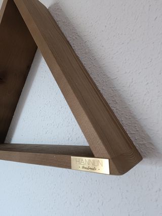 Estantería triángulo madera nueva sin estrenar