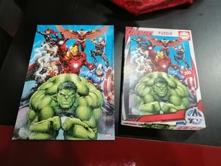 2 puzzles 200/104 peças avengers Educa Clementoni