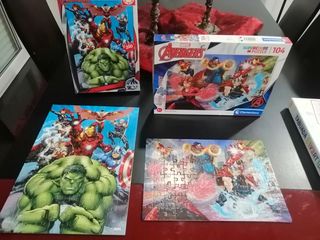 2 puzzles 200/104 peças avengers Educa Clementoni