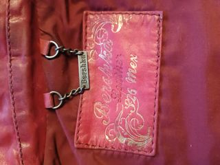 Chaqueta de piel tipo biker