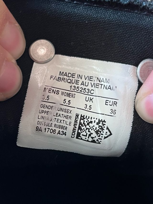 Converse All Star Glitter con Borchie