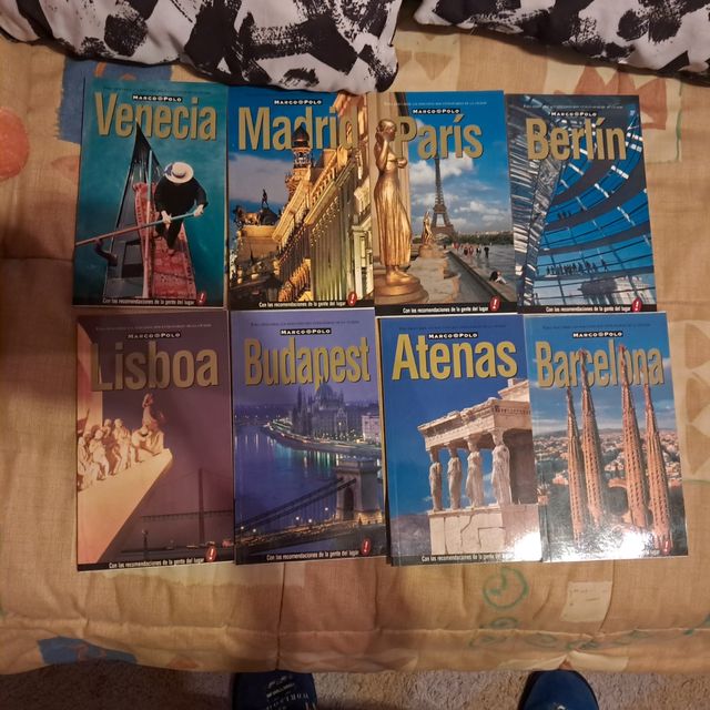 Lote de 8 libros ciudades de europa