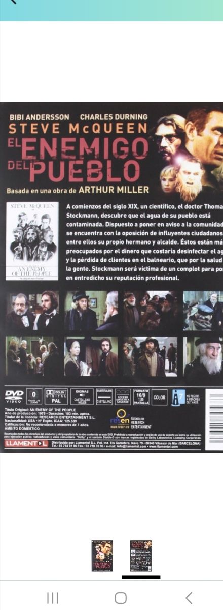 el enemigo del pueblo DVD