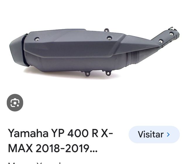 Escape de Yamaha xmax 400 año 2018