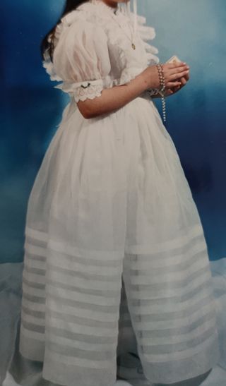 Vestido comunion hecho a mano
