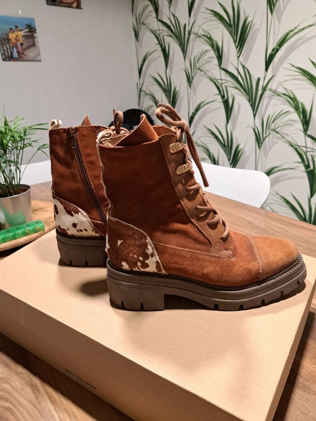 Botines Hispanitas Camel 38