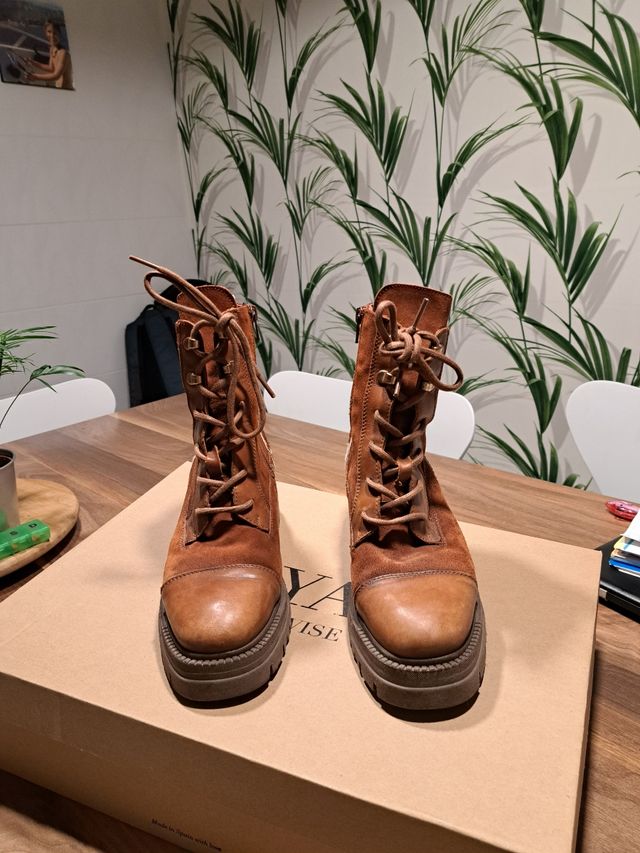 Botines Hispanitas Camel 38