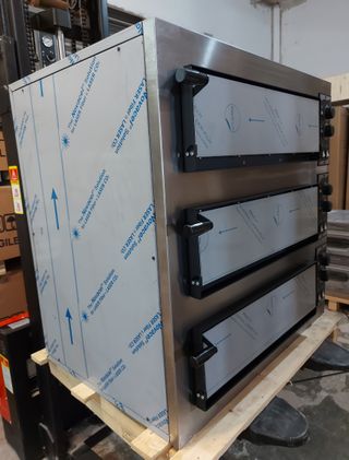 HORNO PARA PIZZA PROFESIONAL 1+1+1 de 45cm ø