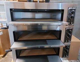 HORNO PARA PIZZA PROFESIONAL 1+1+1 de 45cm ø