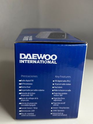 Radio reloj despertador