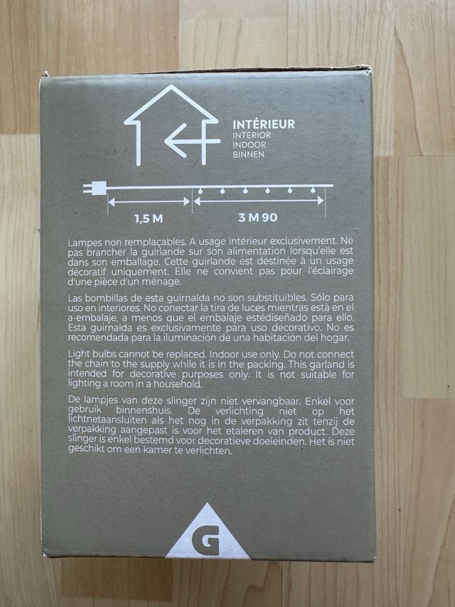 Luz Parpadeante Blanco Calido