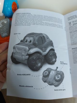 Coche teledirigido bebé +24 meses