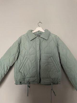 Chaquetón de mujer, azul celeste, talla L