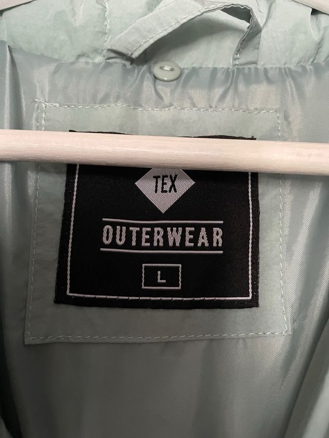 Chaquetón de mujer, azul celeste, talla L