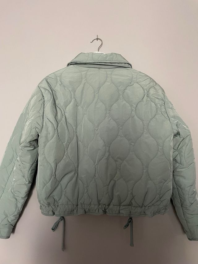 Chaquetón de mujer, azul celeste, talla L