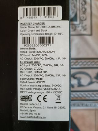 Inversor MasterPower