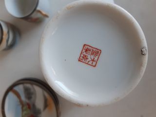 Juego de té japonés Satsuma de porcelana