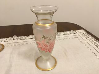 Set vasi in vetro dipinti