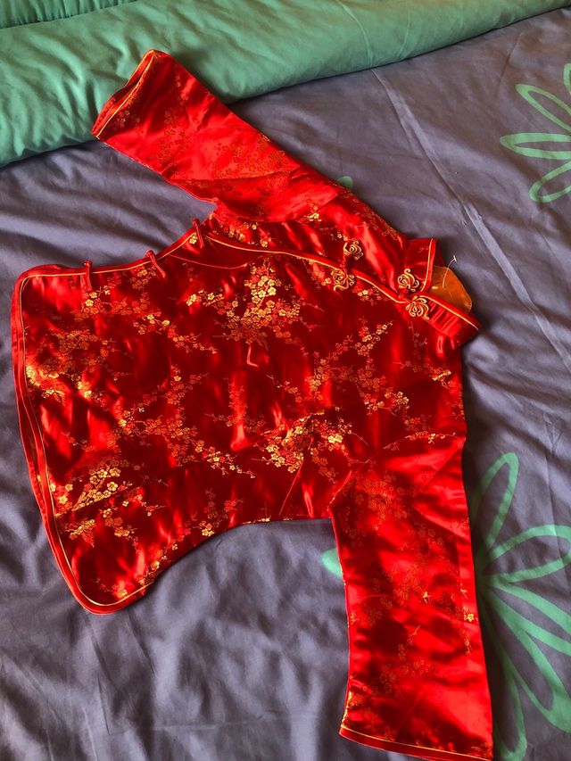 blusa estilo oriental