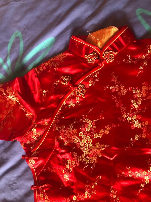 blusa estilo oriental